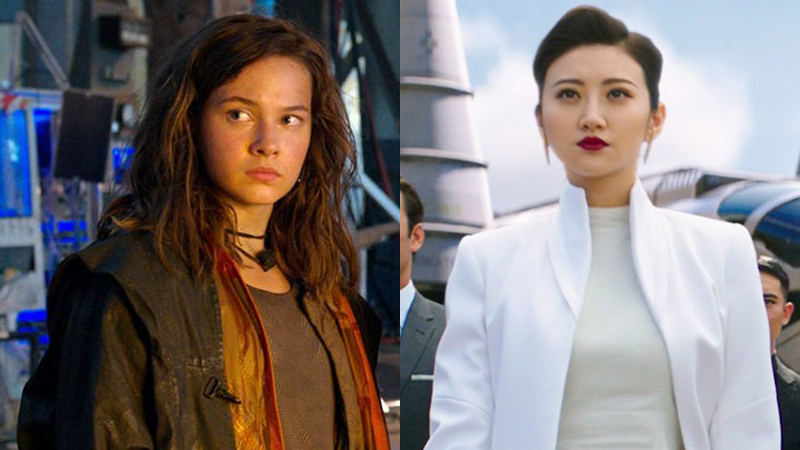 Cailee Spaeny and Jing Tian as Amara Namani (left) and Liwen Shao (right).